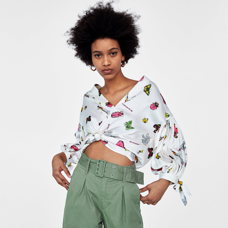 Picture of Insect Print Blouse