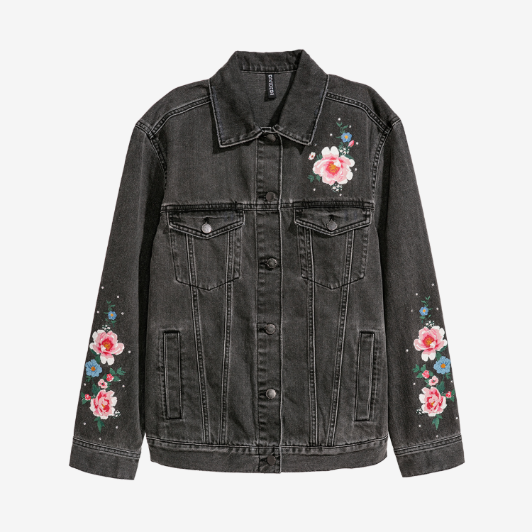 Picture of Printed Denim Jacket
