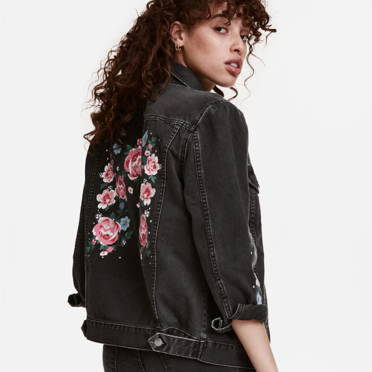 Picture of Printed Denim Jacket