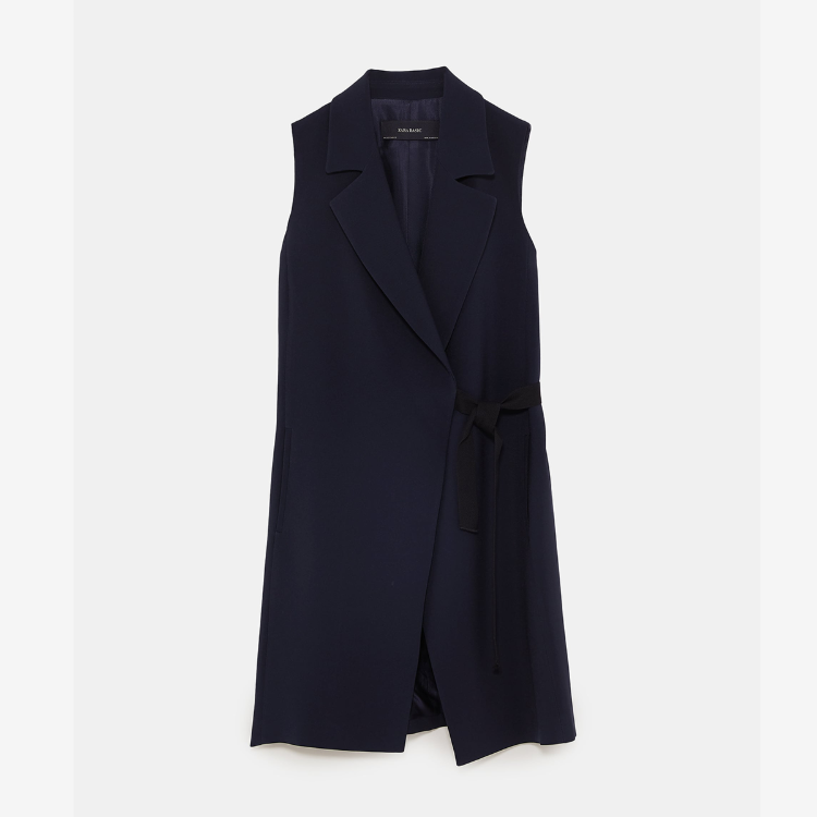 Picture of Black Belted Waistcoat