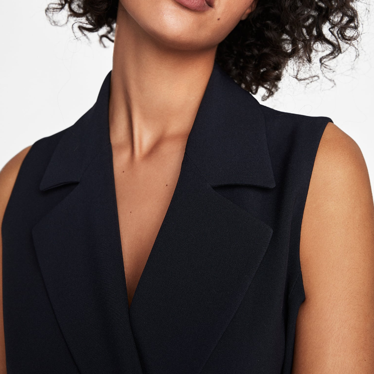 Picture of Black Belted Waistcoat