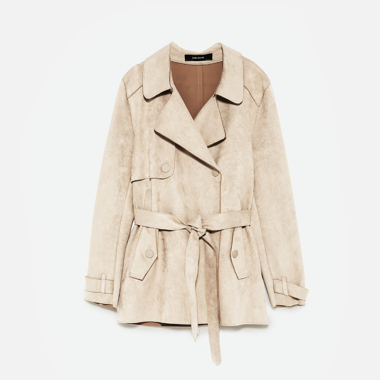 Picture of Suede Trehch Coat