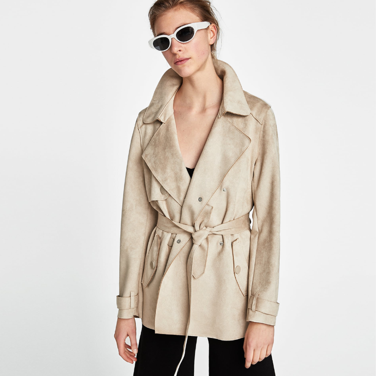 Picture of Suede Trehch Coat