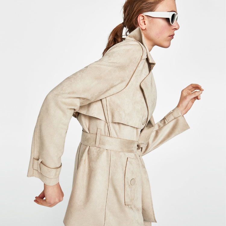 Picture of Suede Trehch Coat