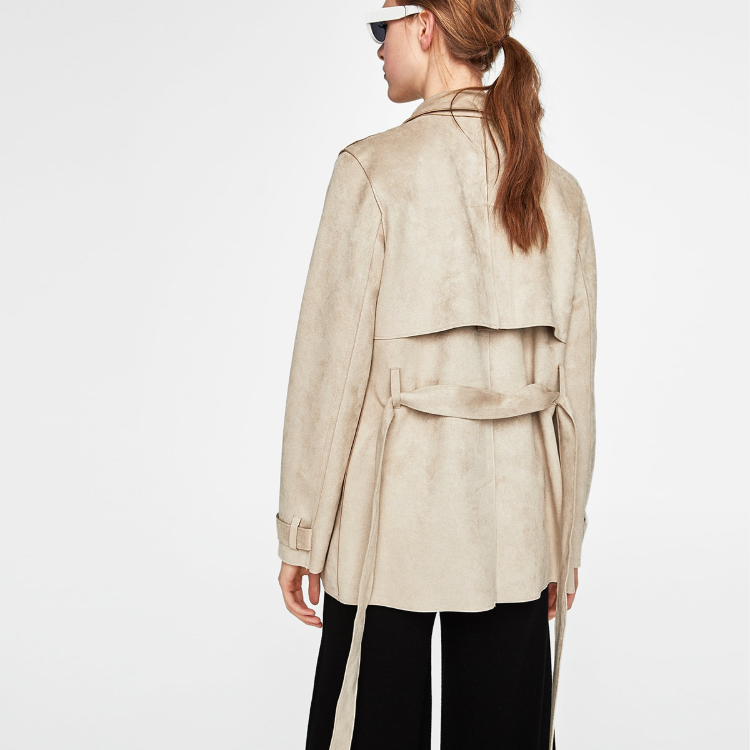 Picture of Suede Trehch Coat